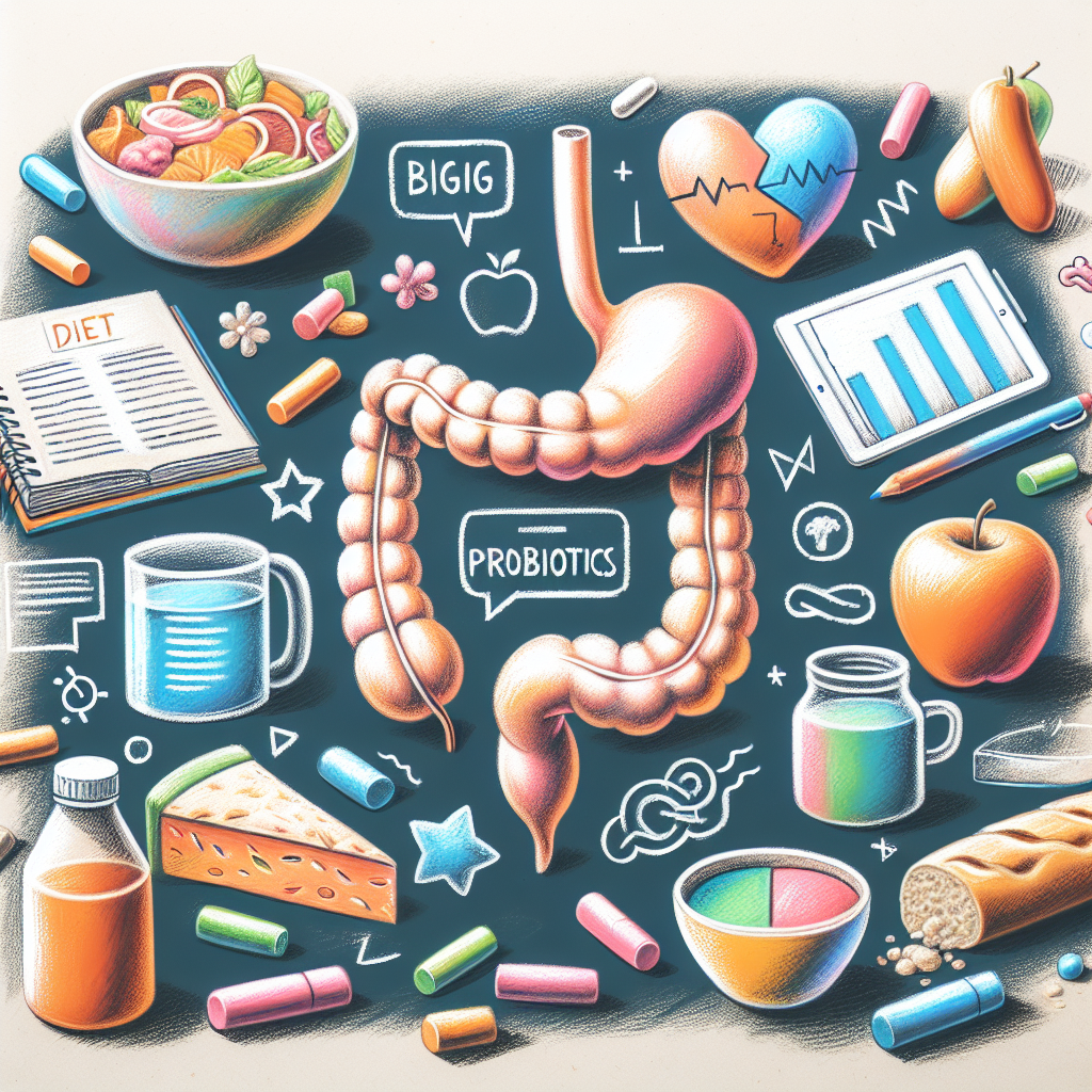 Pastelková ilustrace znázorňující téma: Zdraví a výživa