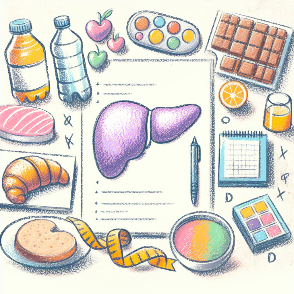 Pastelková ilustrace znázorňující téma: Zdraví a výživa