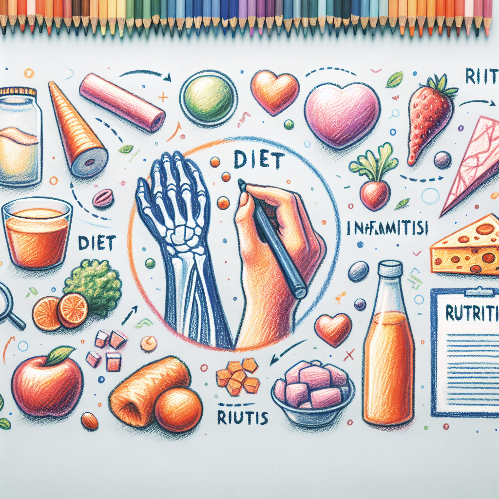 Pastelková ilustrace znázorňující téma: Zdraví a výživa