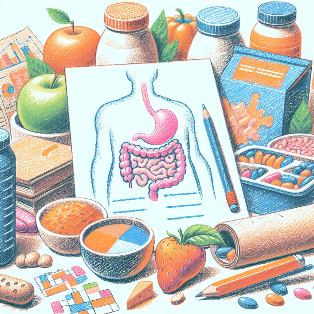 Pastelková ilustrace znázorňující téma: Zdraví a výživa