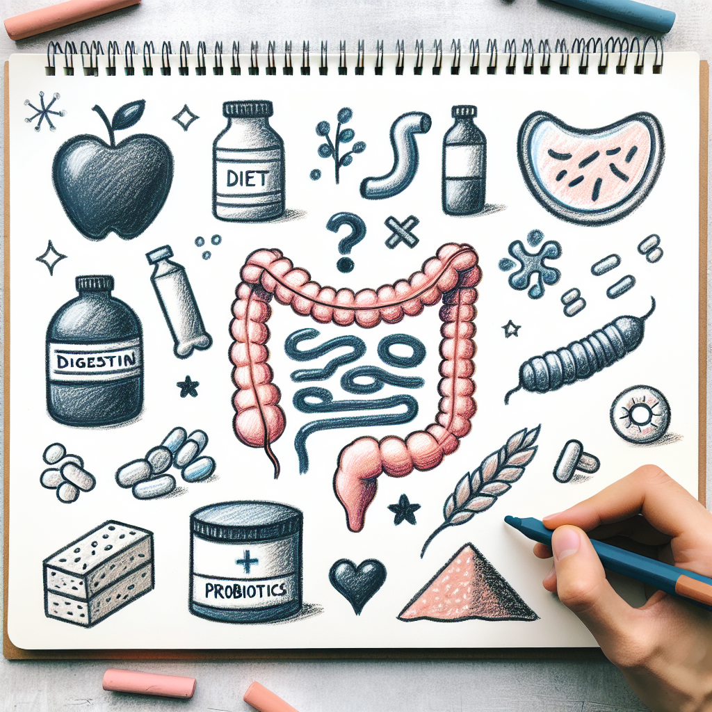 Pastelková ilustrace znázorňující téma: Zdraví a výživa