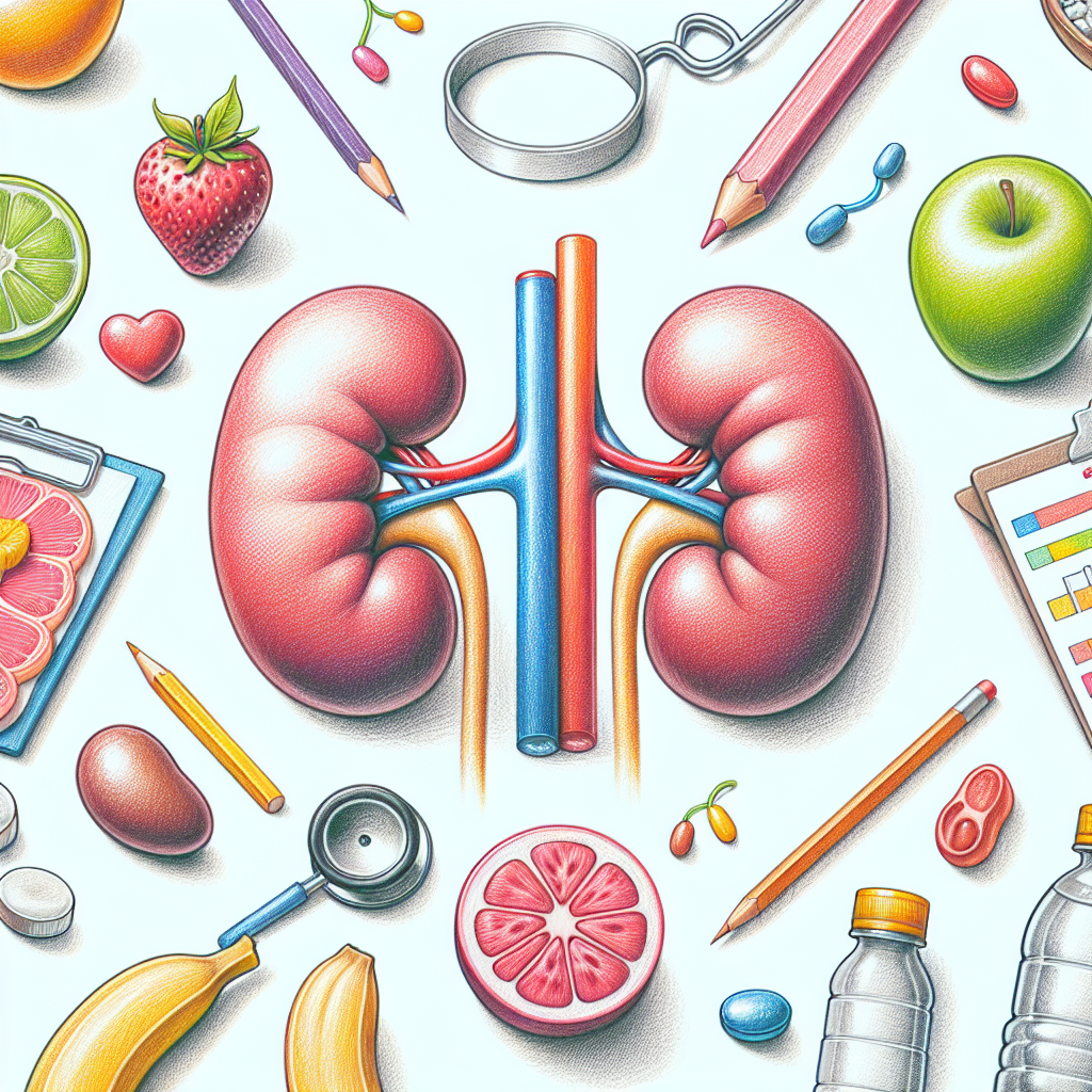 Pastelková ilustrace znázorňující téma: Zdraví a dieta