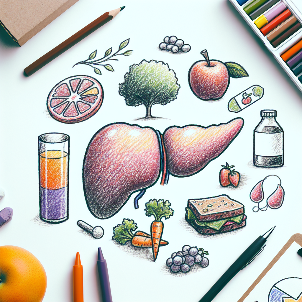 Pastelková ilustrace znázorňující téma: Diety a zdraví