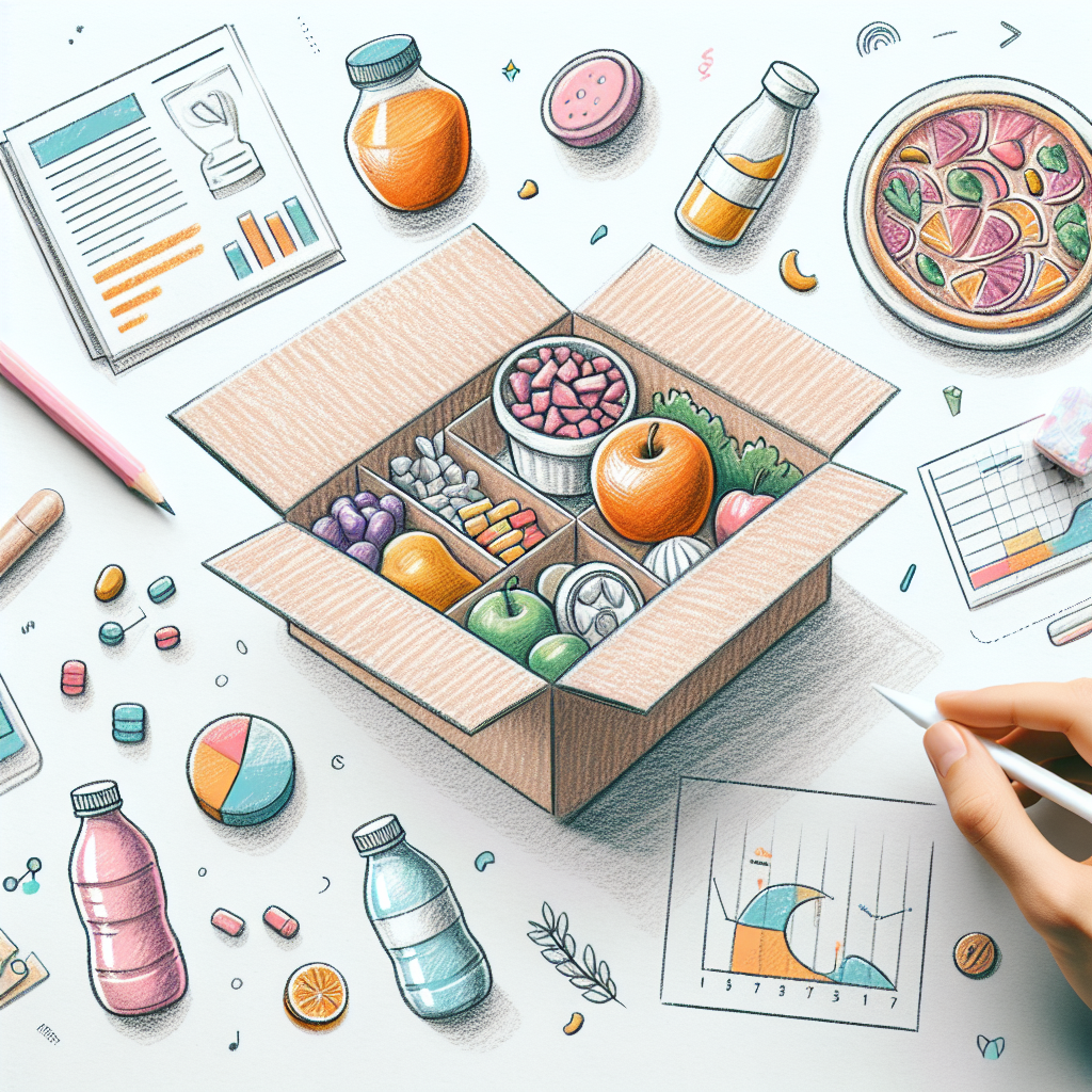 Pastelková ilustrace znázorňující téma: Zdravá výživa