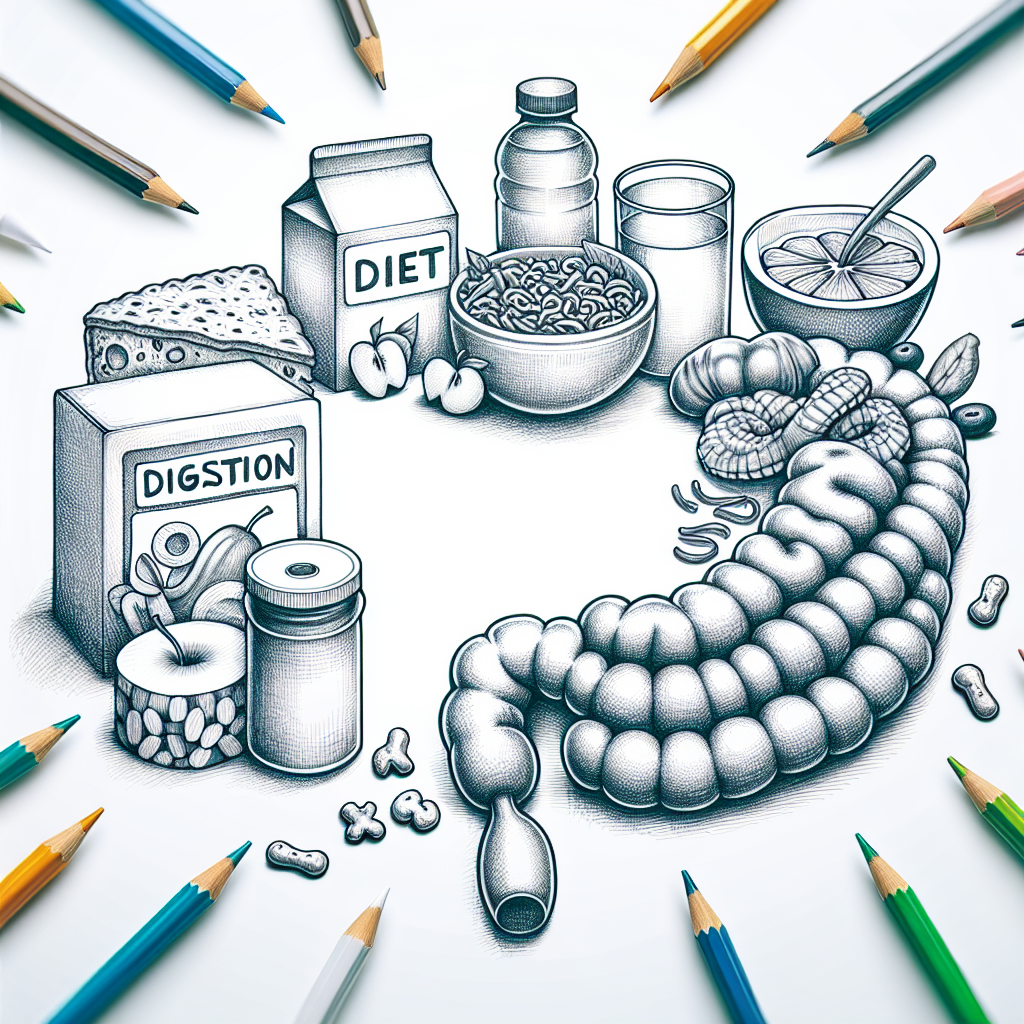 Pastelková ilustrace znázorňující téma: Zdraví a výživa