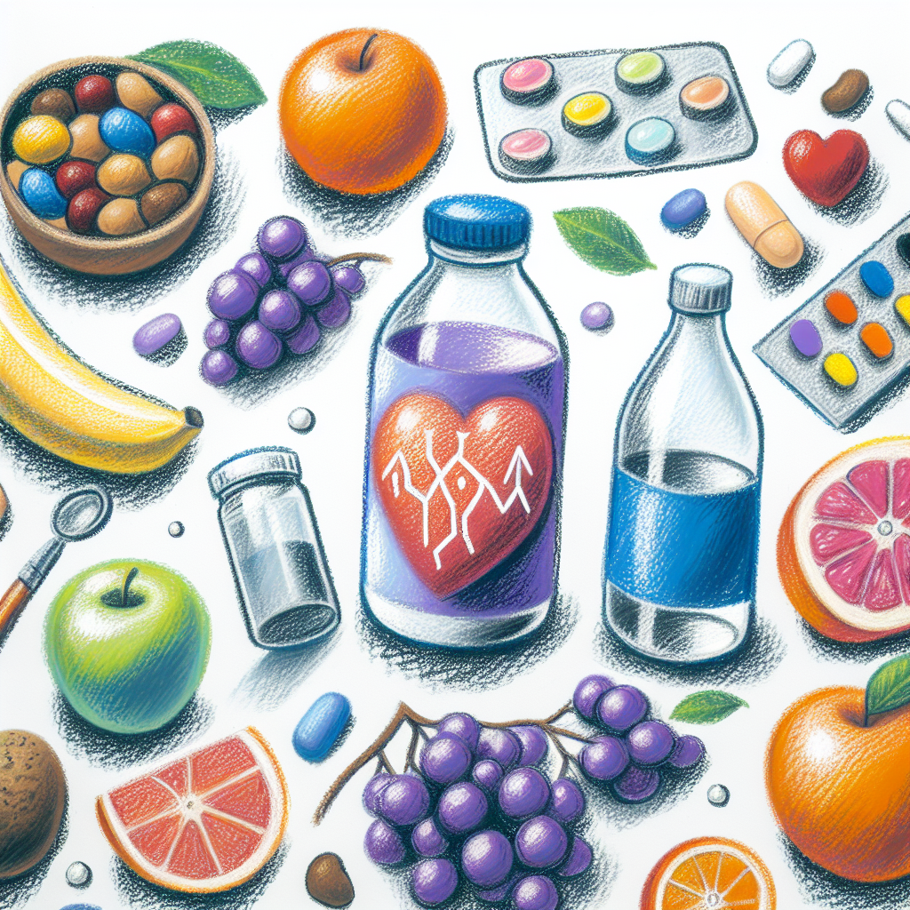Pastelková ilustrace znázorňující téma: Dieta a výživa