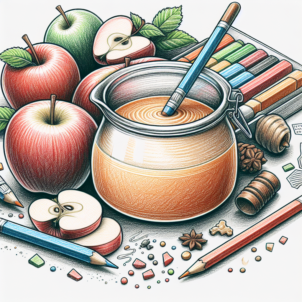 Pastelková ilustrace znázorňující téma: Domácí recepty