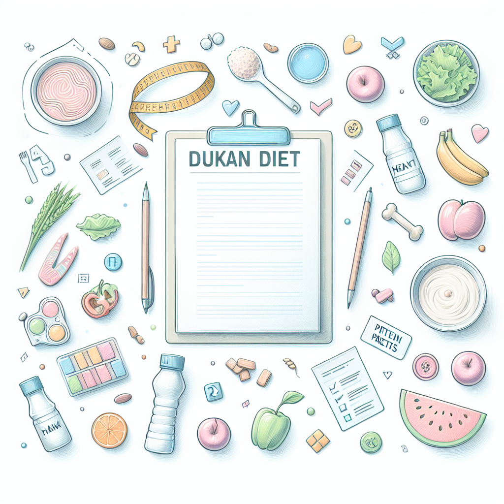 Pastelková ilustrace znázorňující téma: Diety