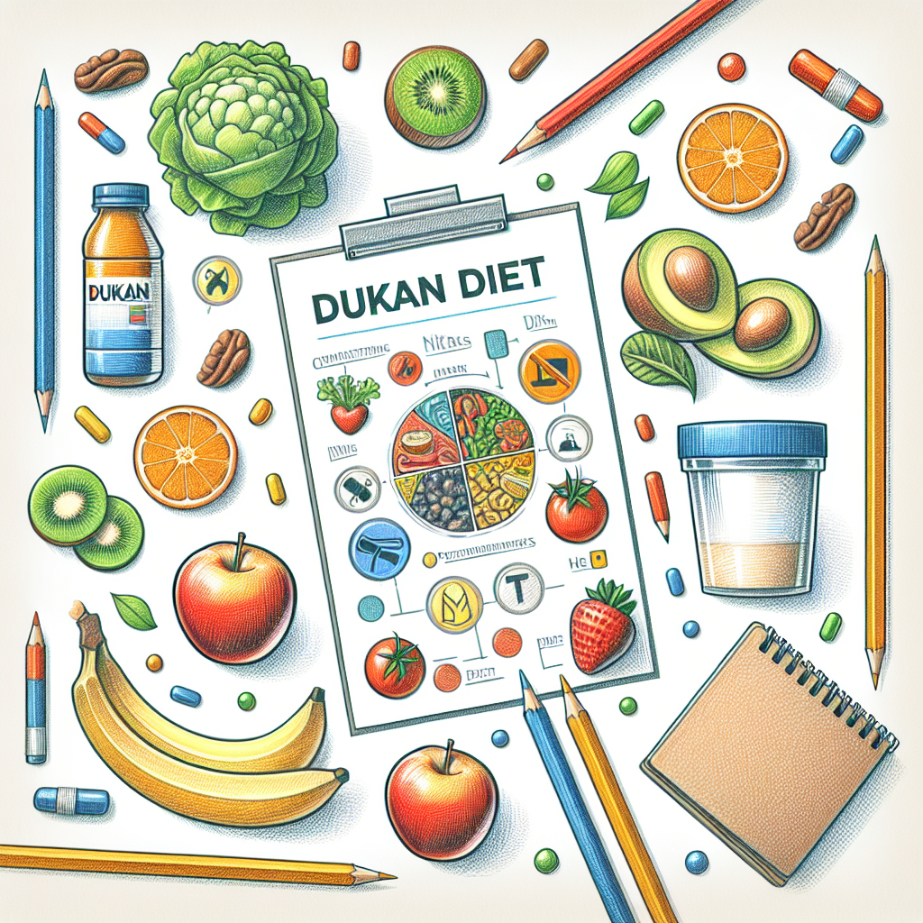 Pastelková ilustrace znázorňující téma: Diety
