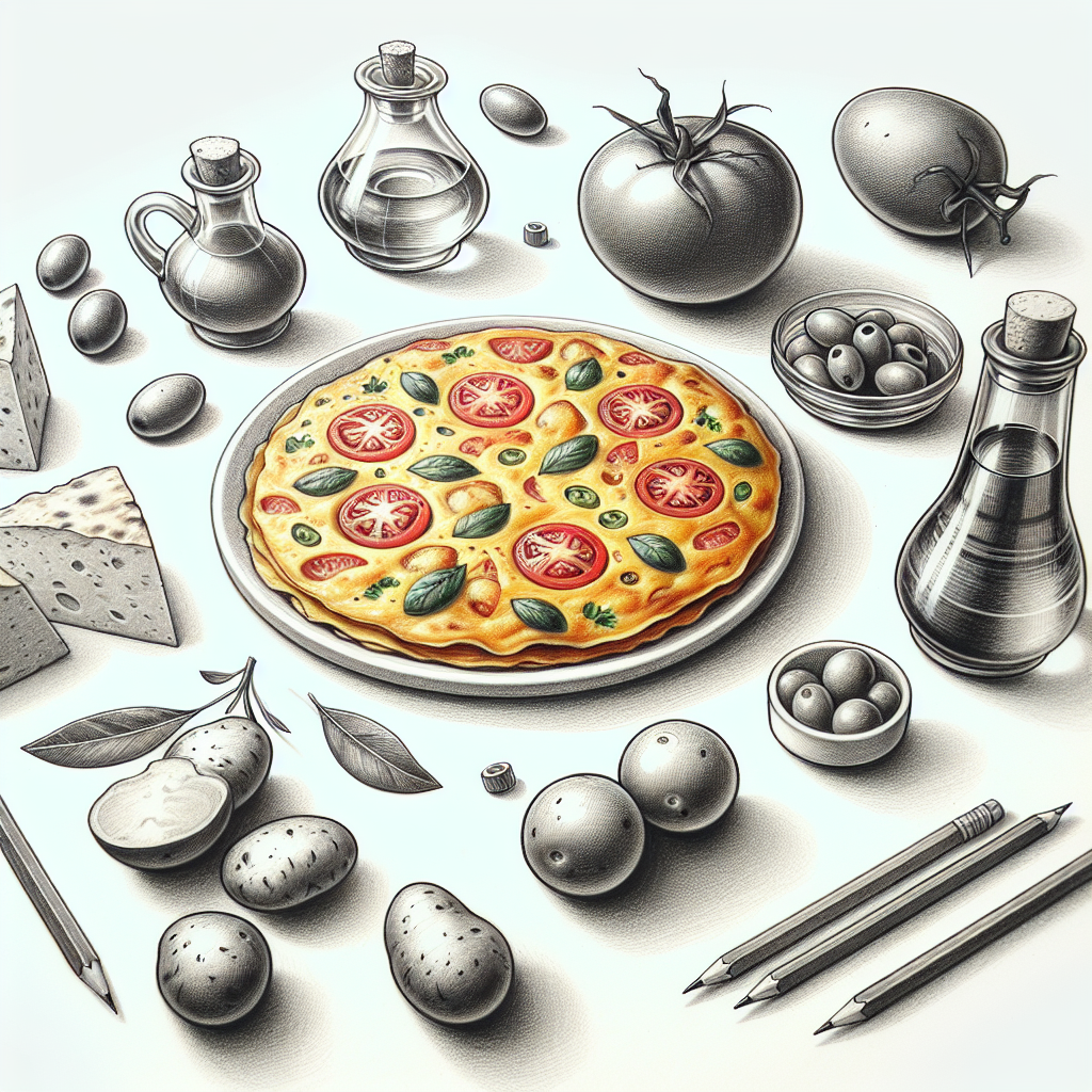 Pastelková ilustrace znázorňující téma: Zdravé vaření
