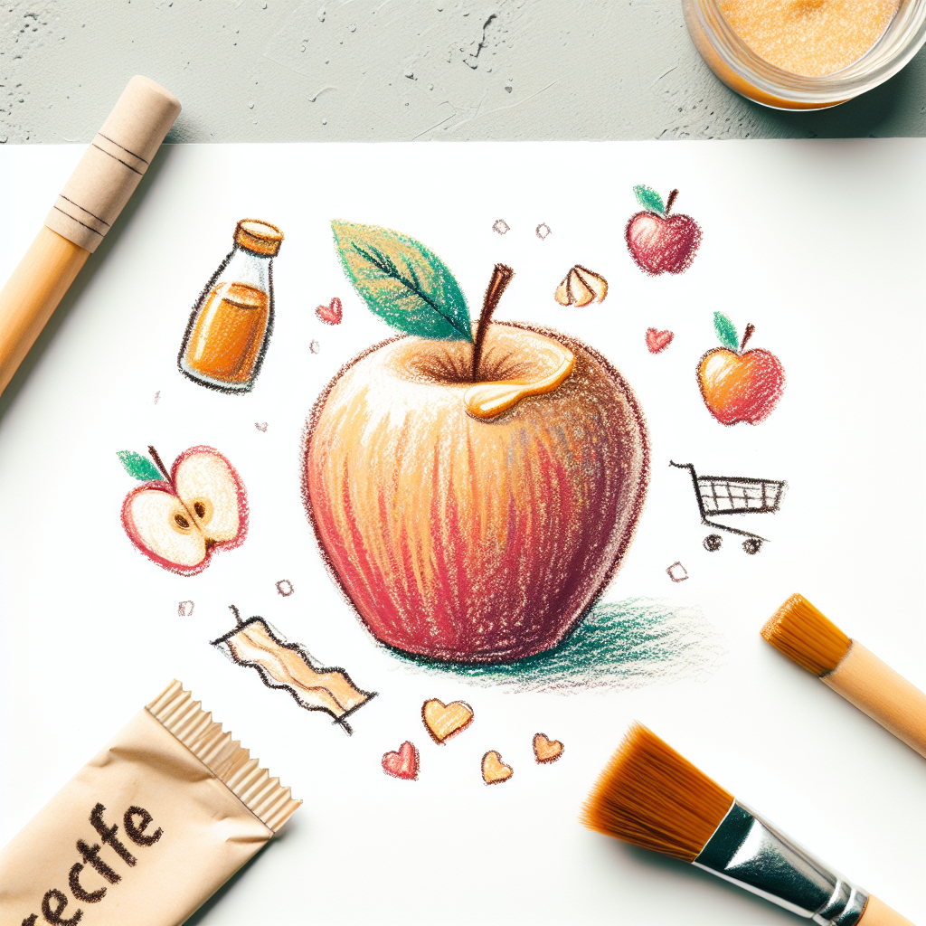 Pastelková ilustrace znázorňující téma: Recepty bez cukru