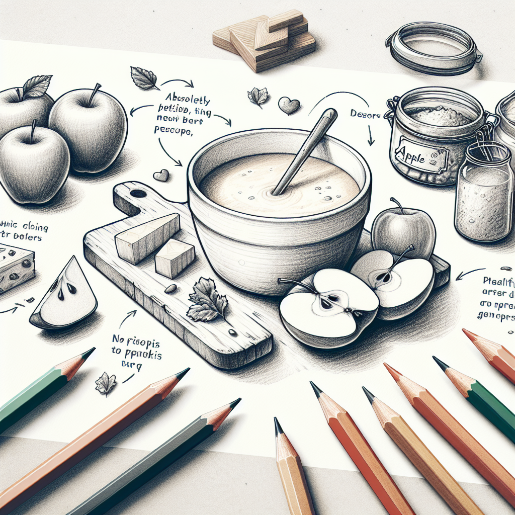 Pastelková ilustrace znázorňující téma: Recepty