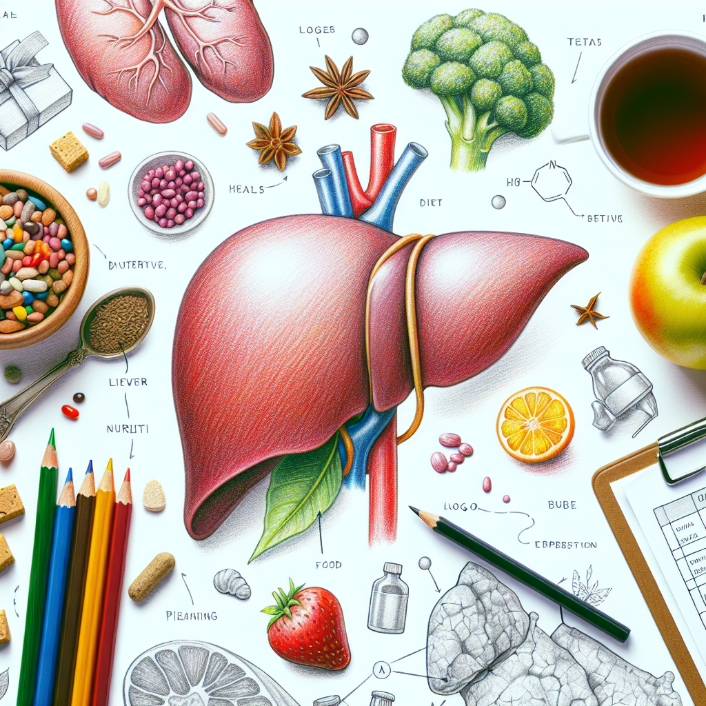 Pastelková ilustrace znázorňující téma: Zdravá výživa