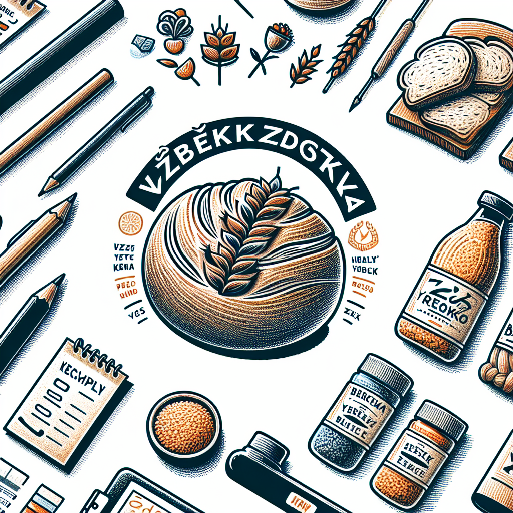 Pastelková ilustrace znázorňující téma: Tradiční pečivo