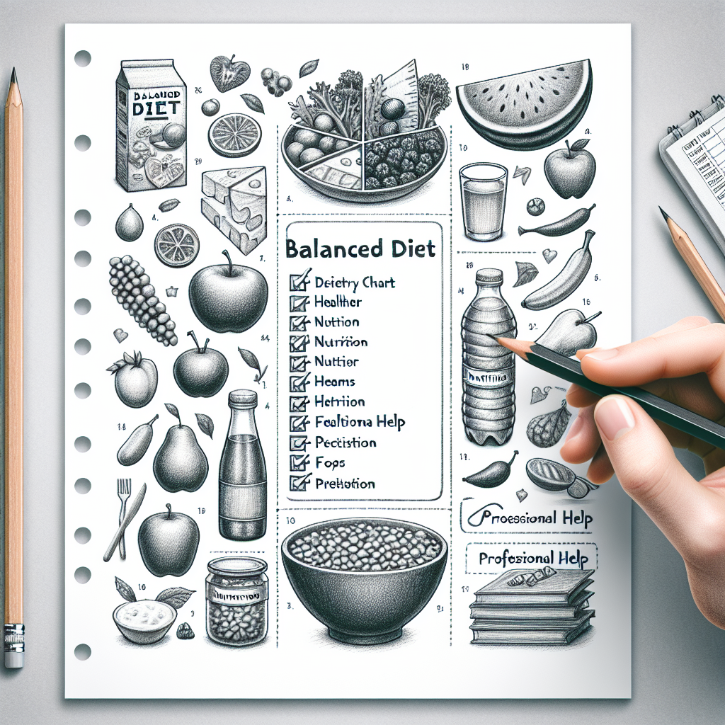 Pastelková ilustrace znázorňující téma: Výživa