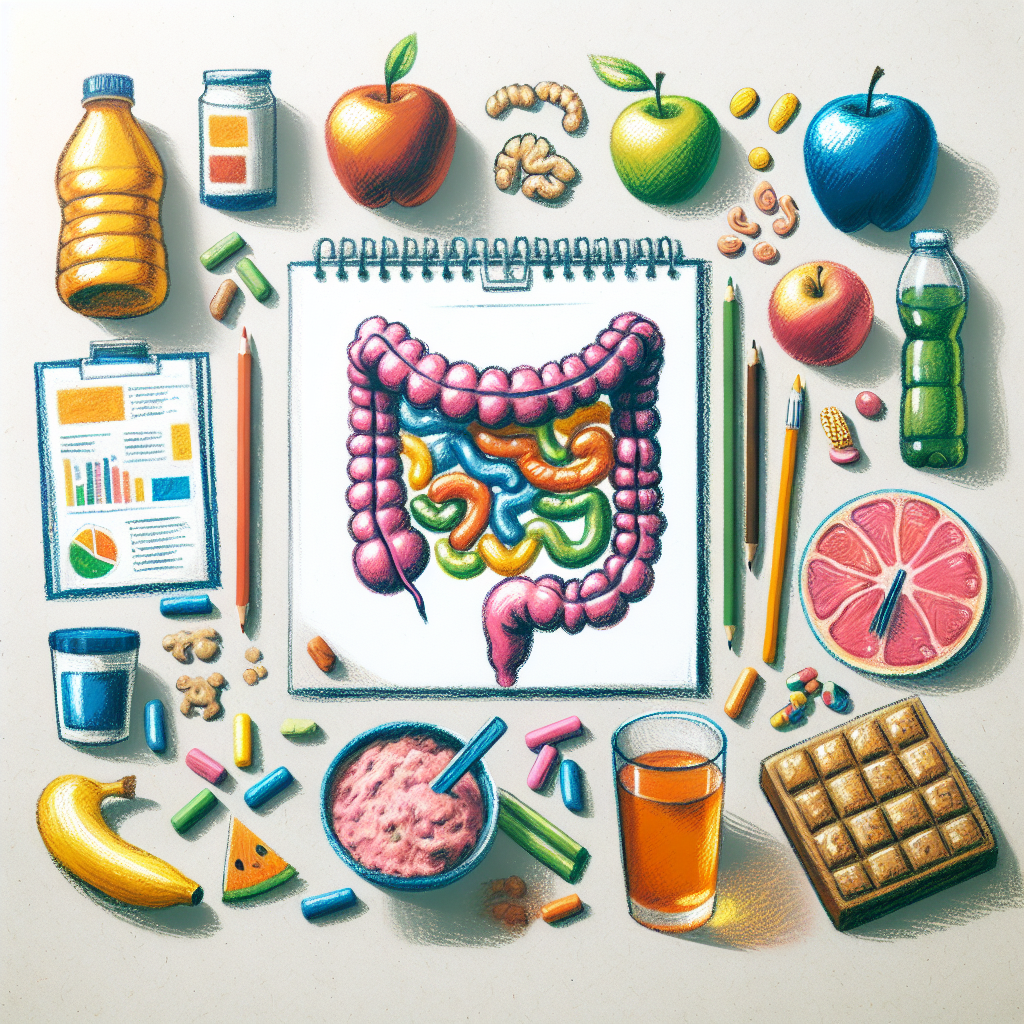 Pastelková ilustrace znázorňující téma: Zdravá výživa