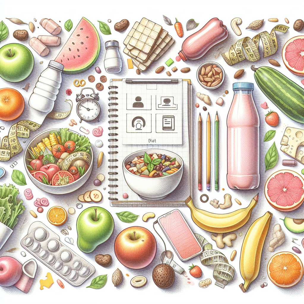 Pastelková ilustrace znázorňující téma: Zdravá výživa