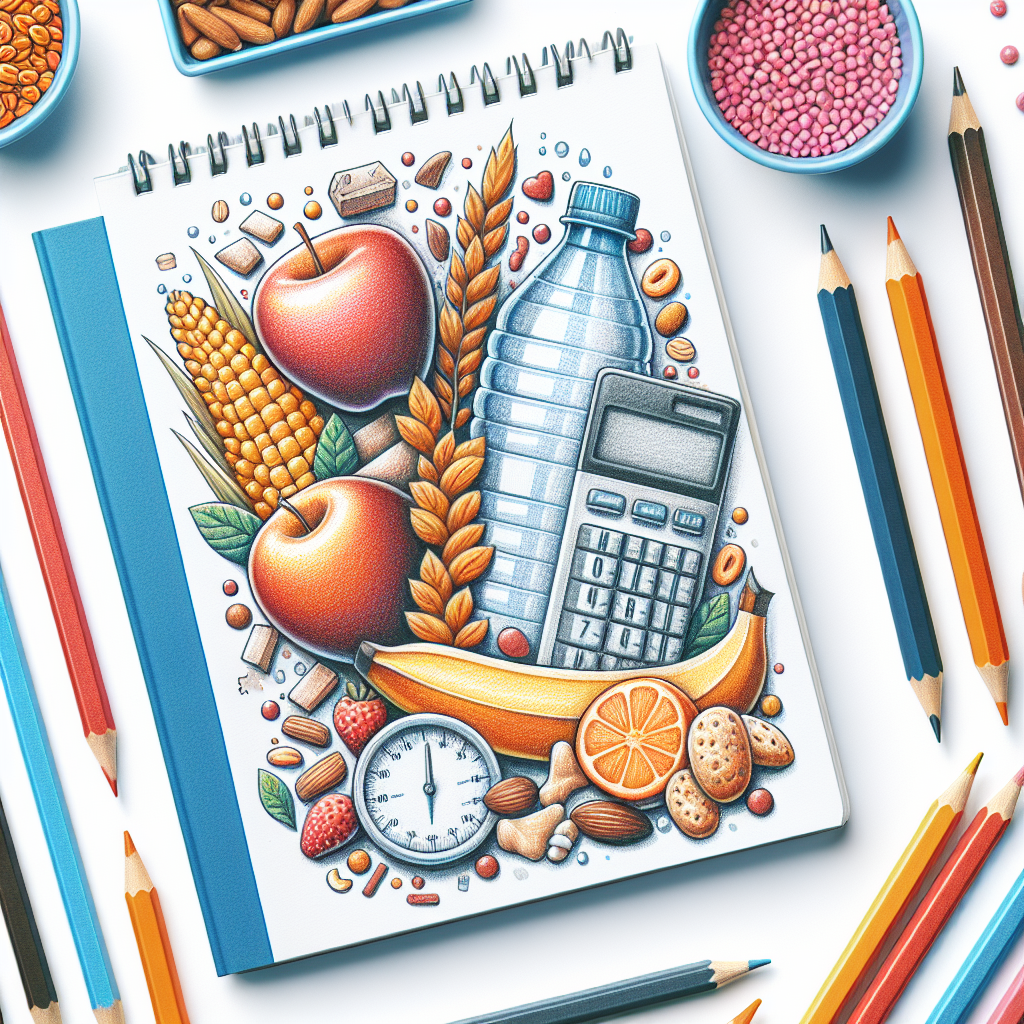 Pastelková ilustrace znázorňující téma: Zdravá výživa