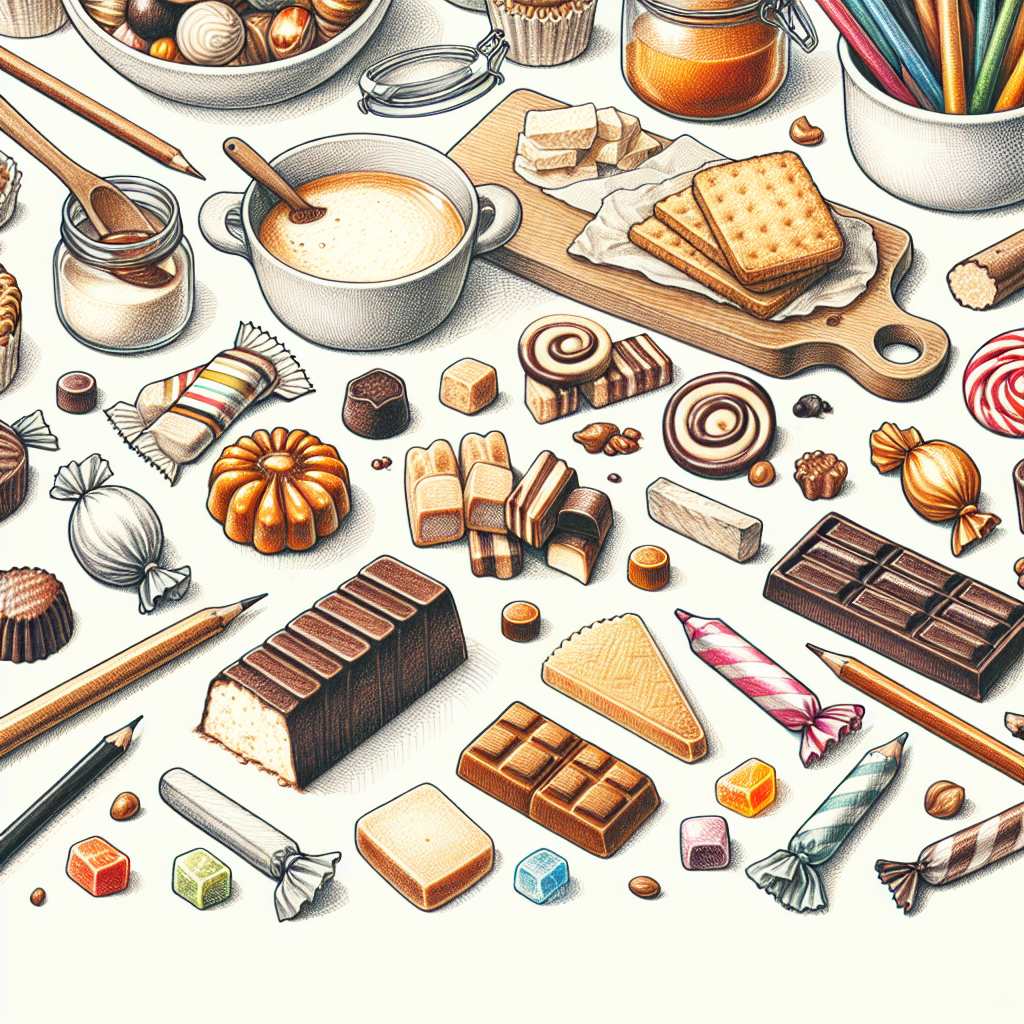 Pastelková ilustrace znázorňující téma: Recepty