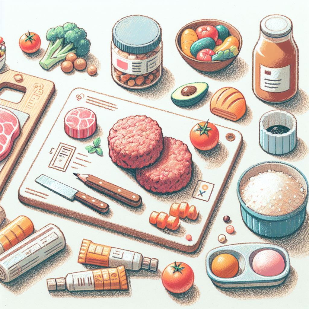 Pastelková ilustrace znázorňující téma: Recepty
