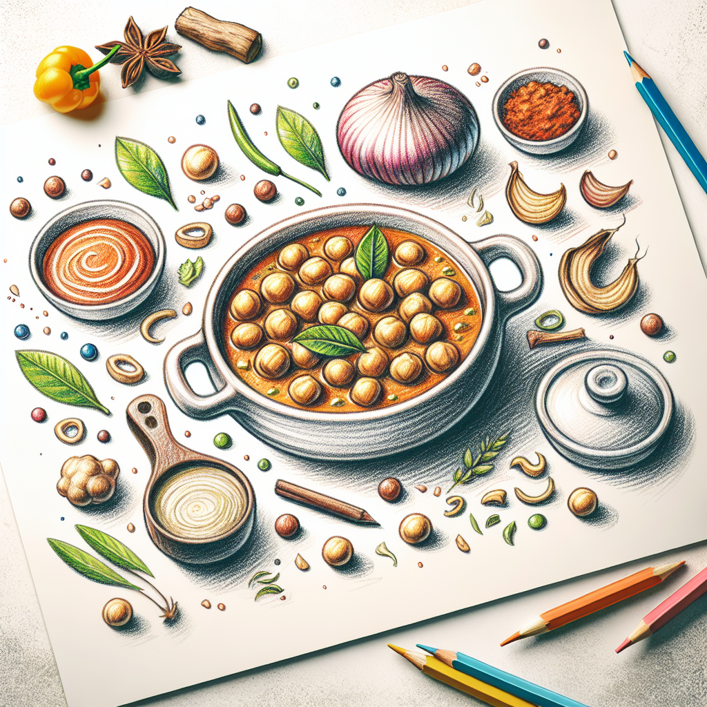 Pastelková ilustrace znázorňující téma: Vegetariánská jídla