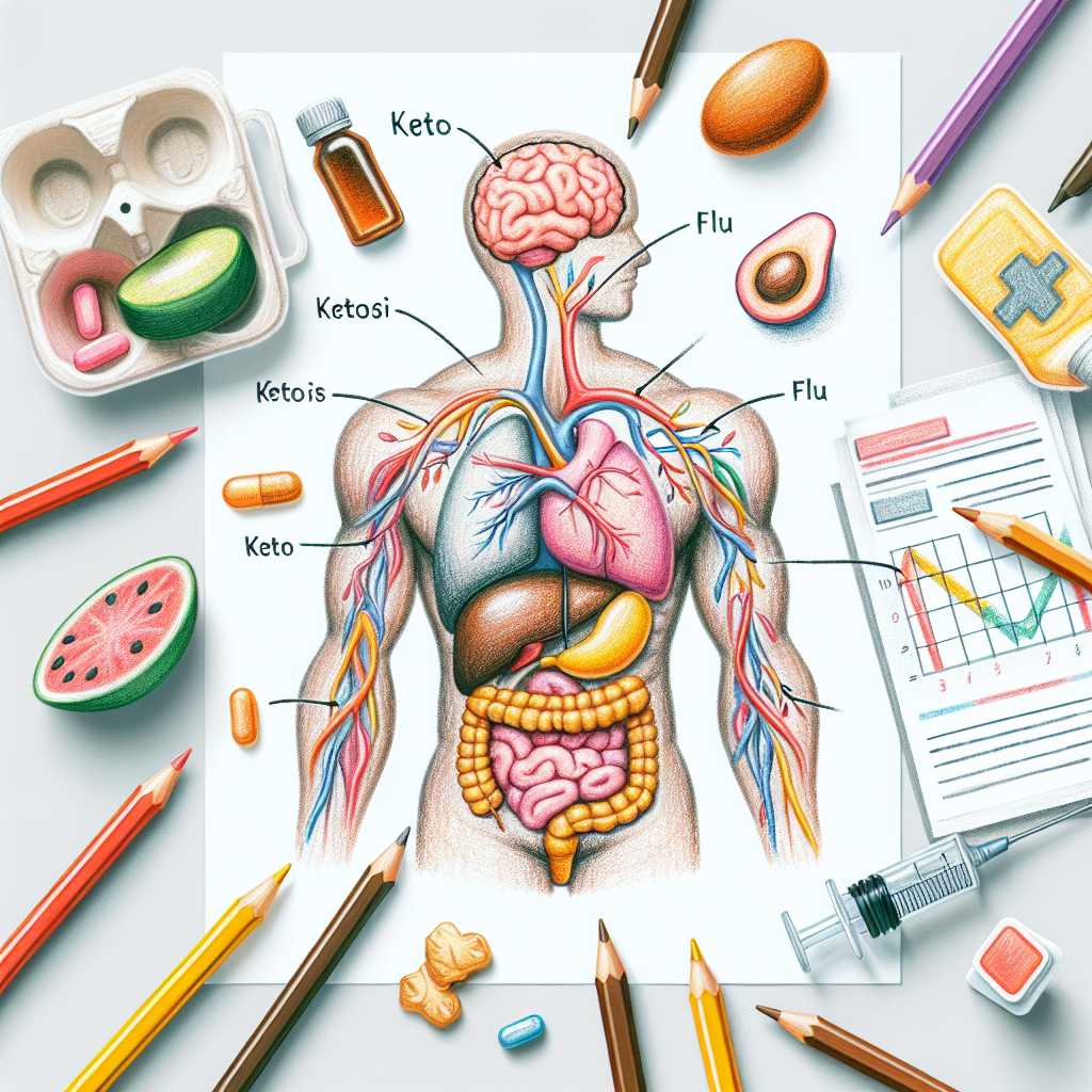 Pastelková ilustrace znázorňující téma: Zdraví a dieta