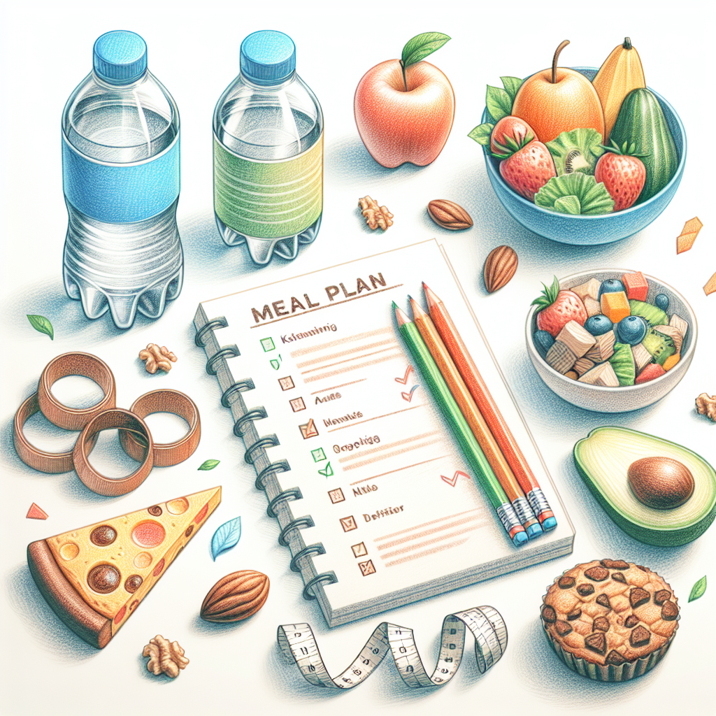 Pastelková ilustrace znázorňující téma: Výživa