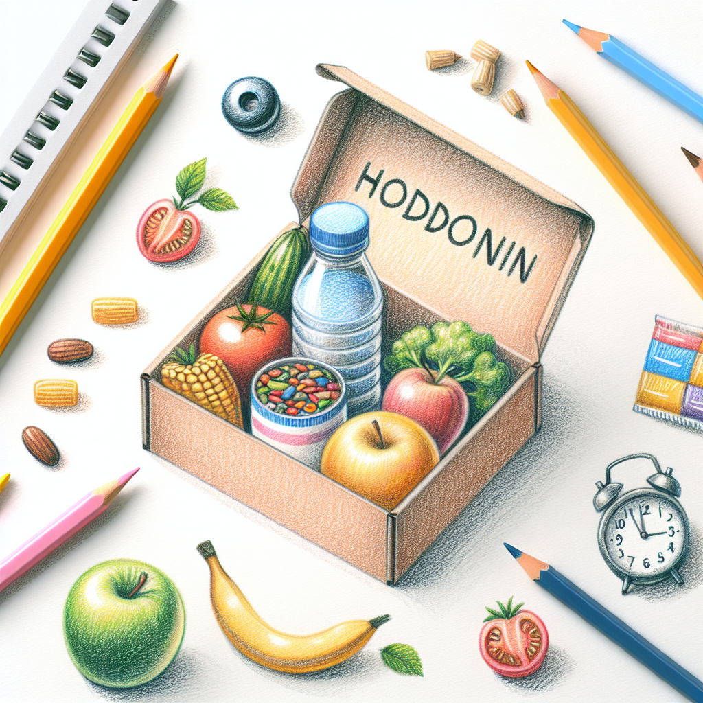 Pastelková ilustrace znázorňující téma: Zdravá výživa