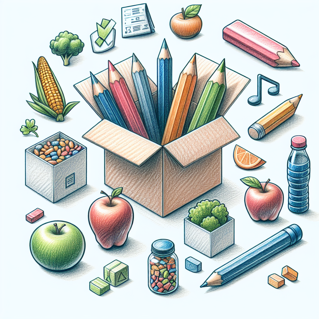 Pastelková ilustrace znázorňující téma: Diety