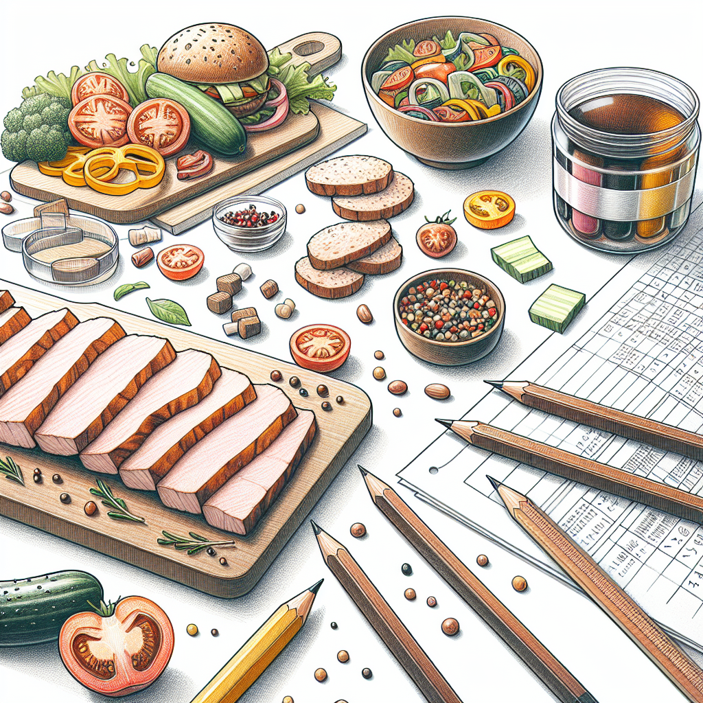 Pastelková ilustrace znázorňující téma: Recepty