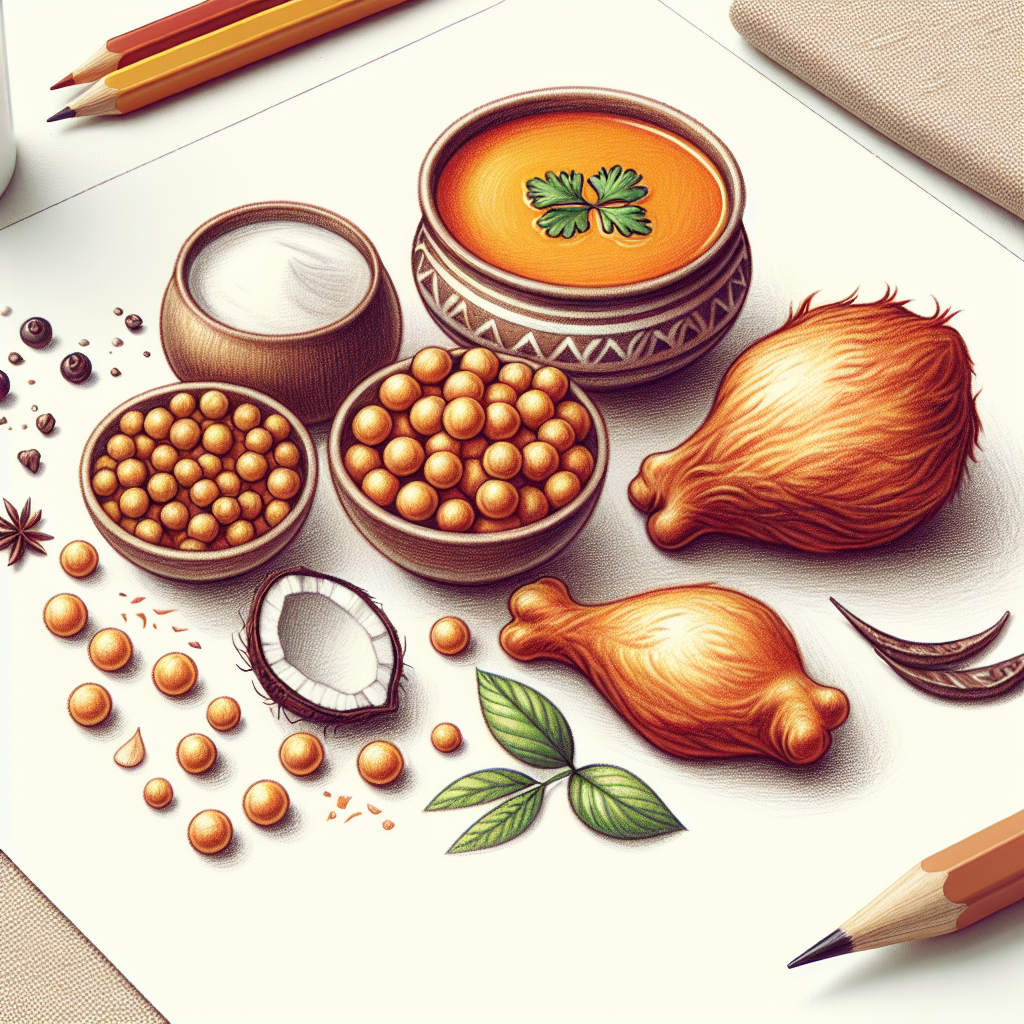 Pastelková ilustrace znázorňující téma: Recepty