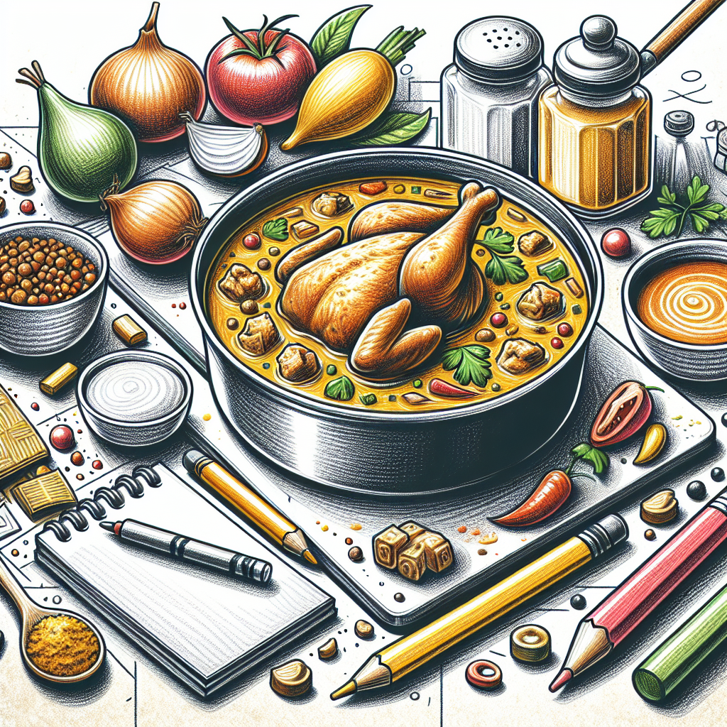 Pastelková ilustrace znázorňující téma: Recepty