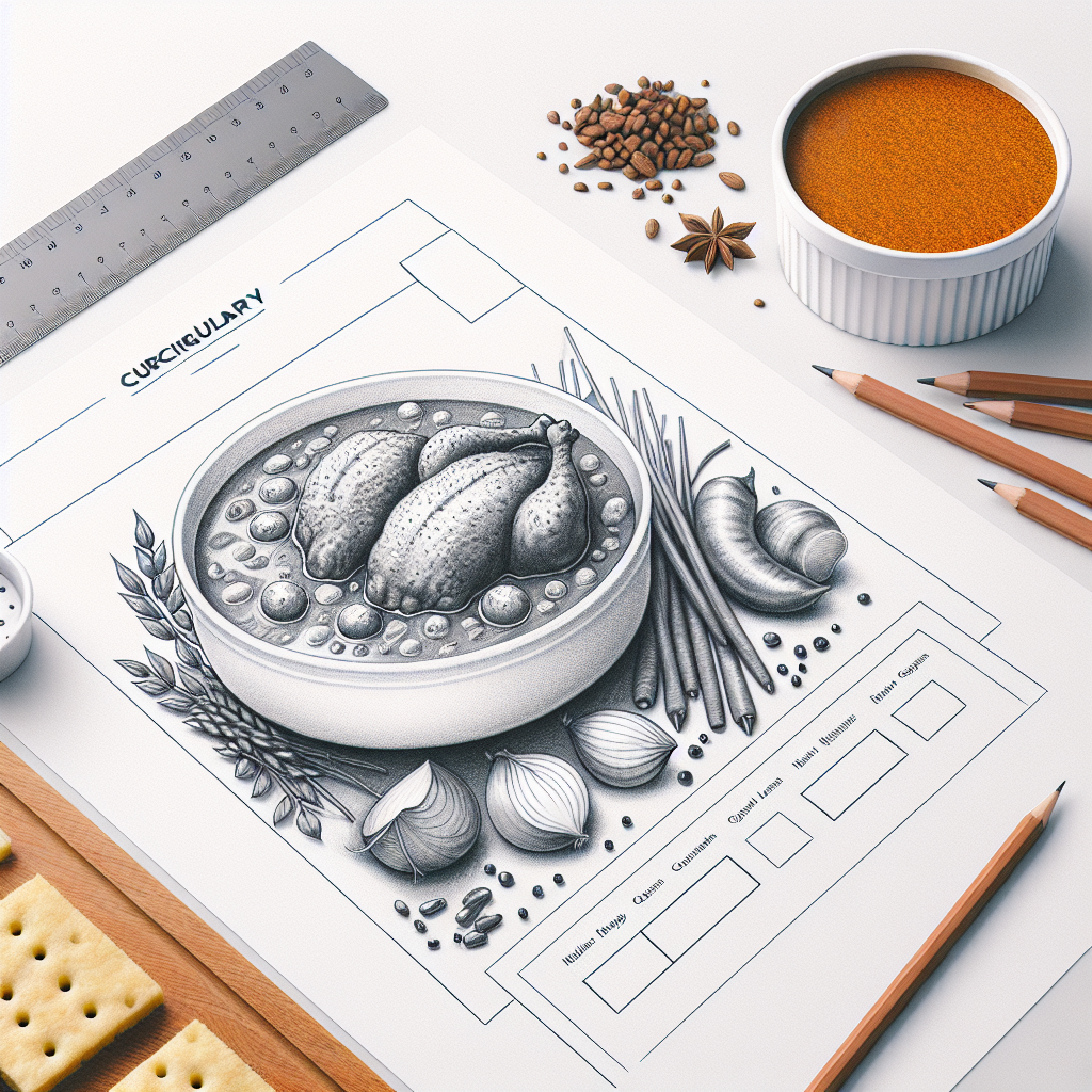 Pastelková ilustrace znázorňující téma: Kuřecí maso