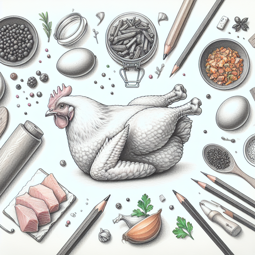 Pastelková ilustrace znázorňující téma: Recepty