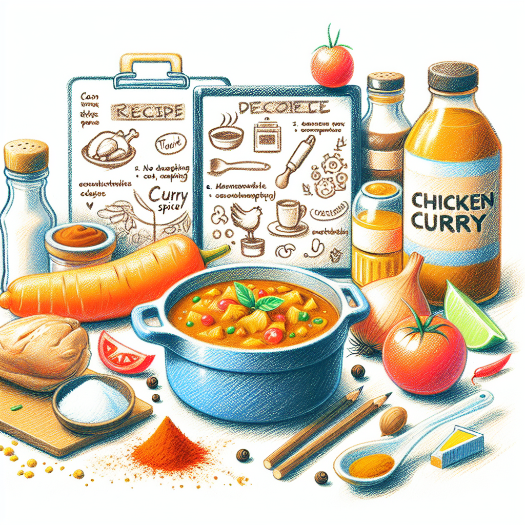 Pastelková ilustrace znázorňující téma: Kuchyně