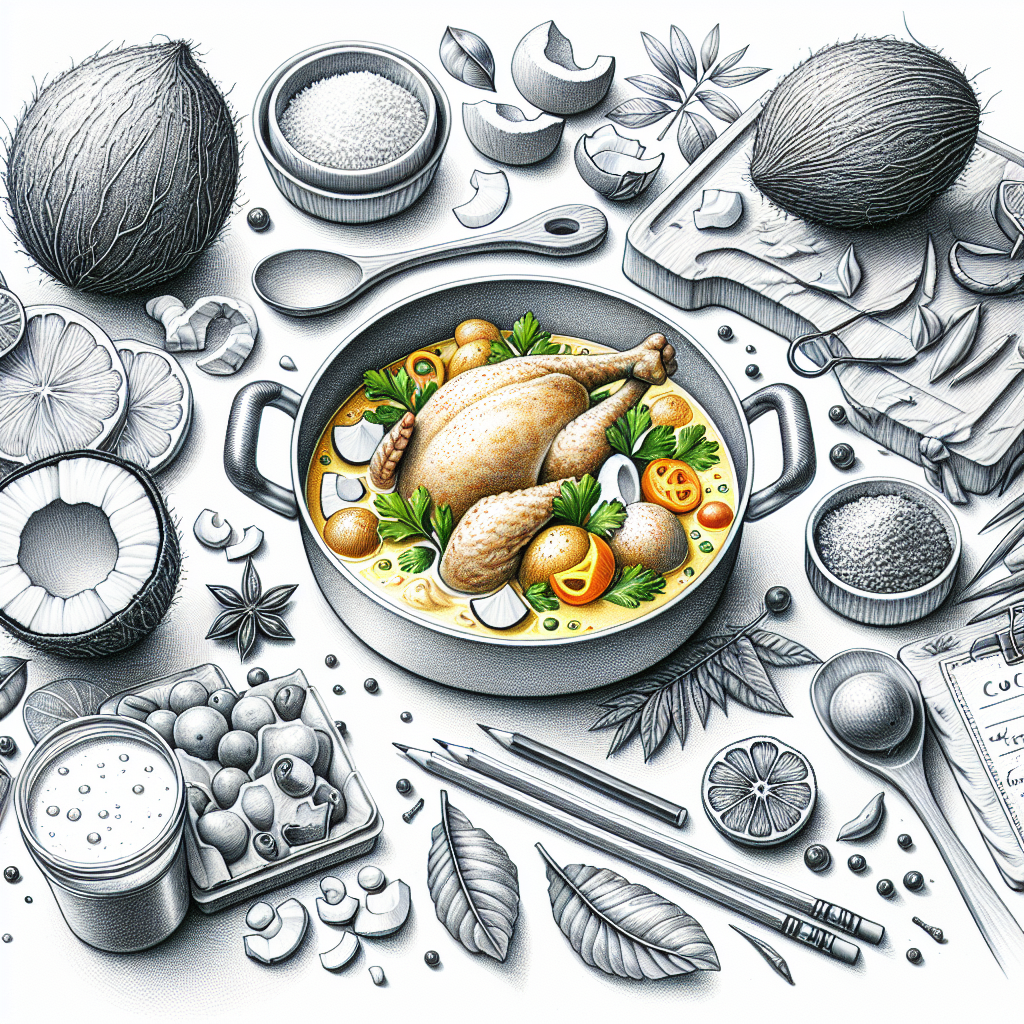Pastelková ilustrace znázorňující téma: Recepty