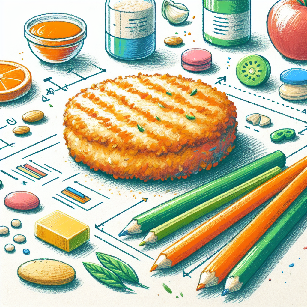 Pastelková ilustrace znázorňující téma: Zdravá strava