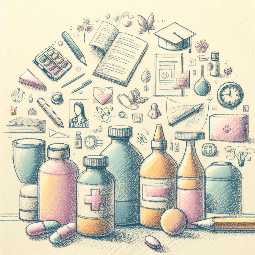 Pastelková ilustrace znázorňující téma: Alternativní medicína