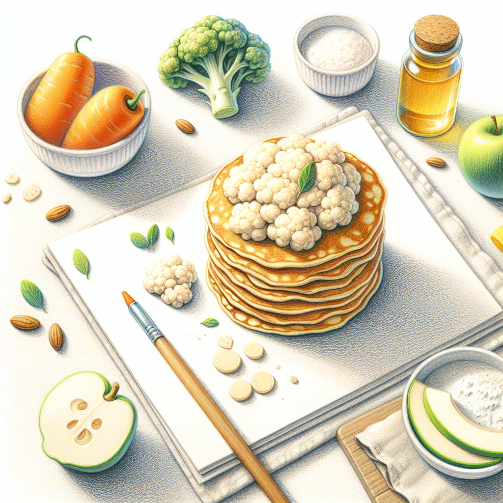 Pastelková ilustrace znázorňující téma: Recepty
