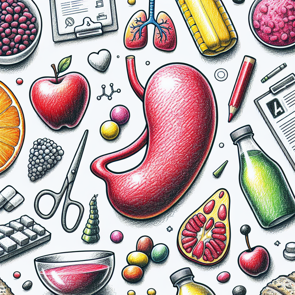 Pastelková ilustrace znázorňující téma: Zdraví a výživa