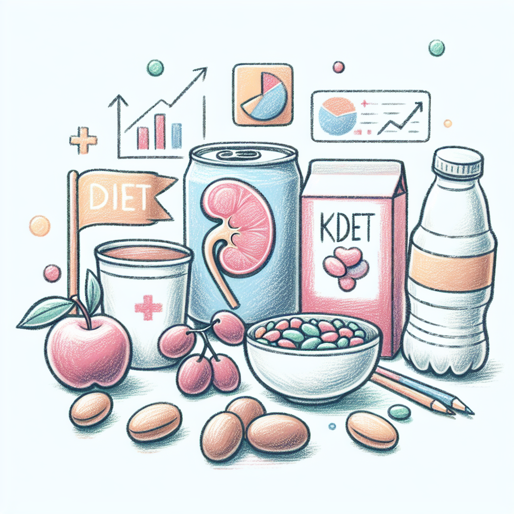 Pastelková ilustrace znázorňující téma: Zdraví a výživa