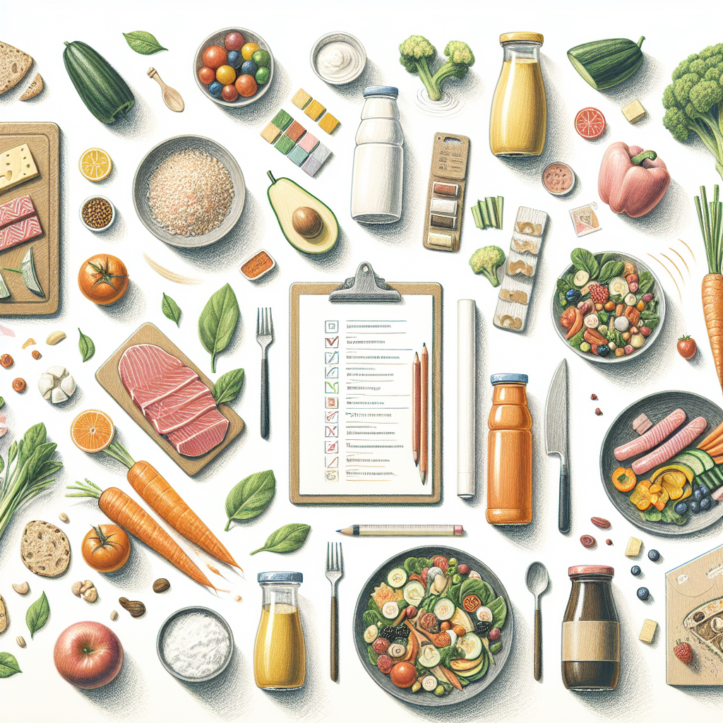 Pastelková ilustrace znázorňující téma: Zdravé vaření
