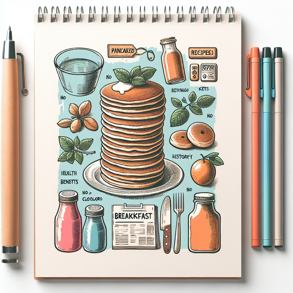 Pastelková ilustrace znázorňující téma: Recepty