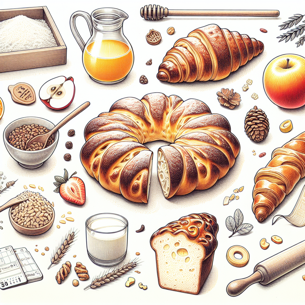 Pastelková ilustrace znázorňující téma: Recepty