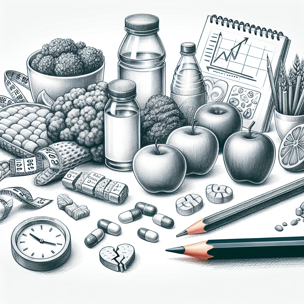 Pastelková ilustrace znázorňující téma: Výživa