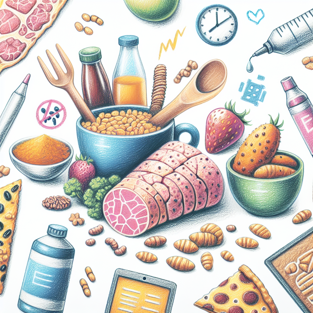 Pastelková ilustrace znázorňující téma: Zdraví a výživa