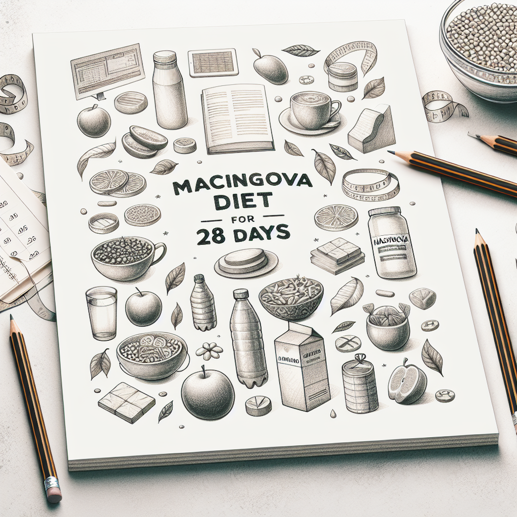 Pastelková ilustrace znázorňující téma: Diety