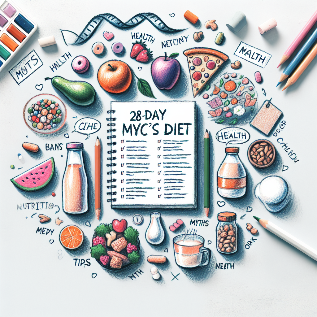 Pastelková ilustrace znázorňující téma: Výživa a zdraví