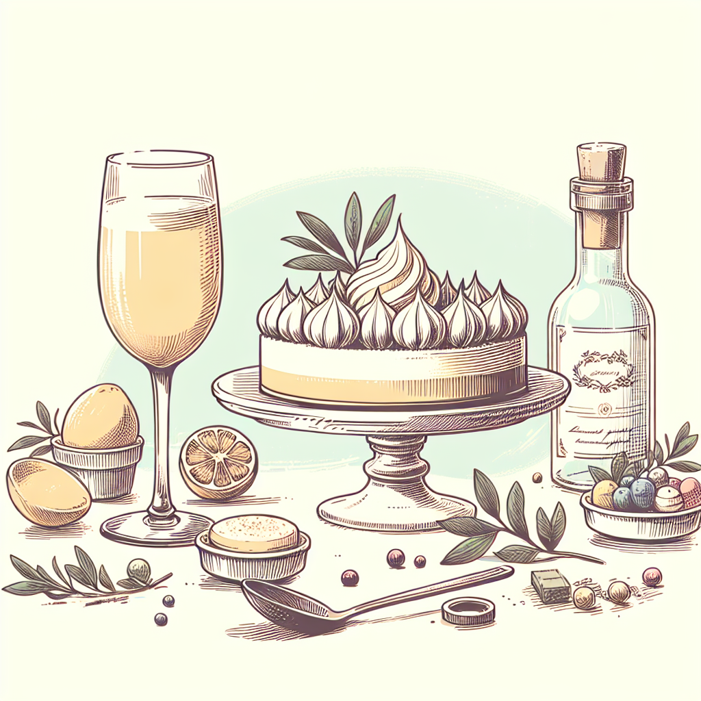 Pastelková ilustrace znázorňující téma: Dezerty
