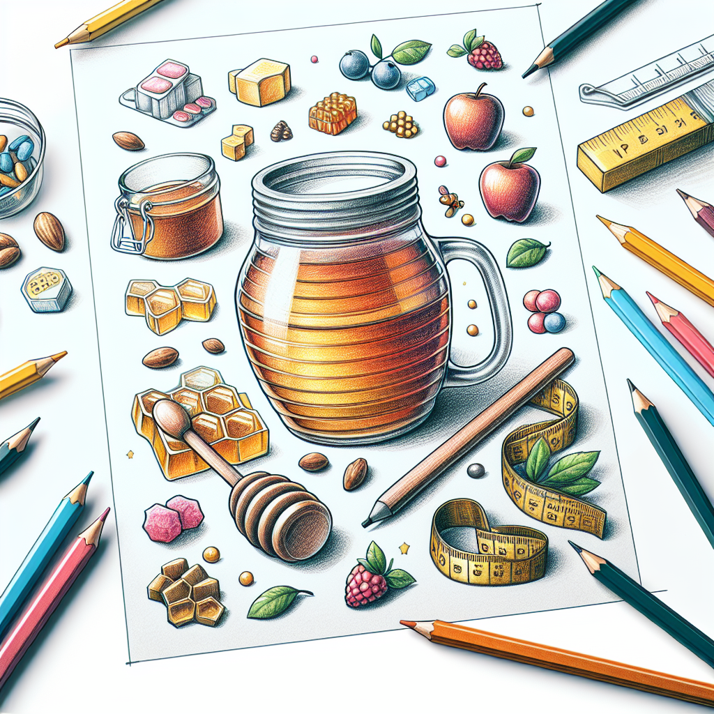 Pastelková ilustrace znázorňující téma: Diety